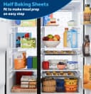 GE® 23.5 Cu. Ft. Counter-Depth Side-By-Side Refrigerator with LED Light Walls and Extra Tall Dispenser view 20