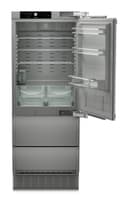 Fully Integrated Bottom Freezer Refrigerator, Right Hinged view 2