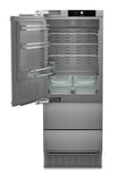 Fully Integrated Bottom Freezer Refrigerator, Left Hinged view 2