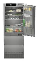 Fully Integrated Bottom Freezer Refrigerator, Right Hinged view 1