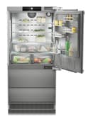 Fully Integrated Bottom Freezer Refrigerator, Right Hinged view 1