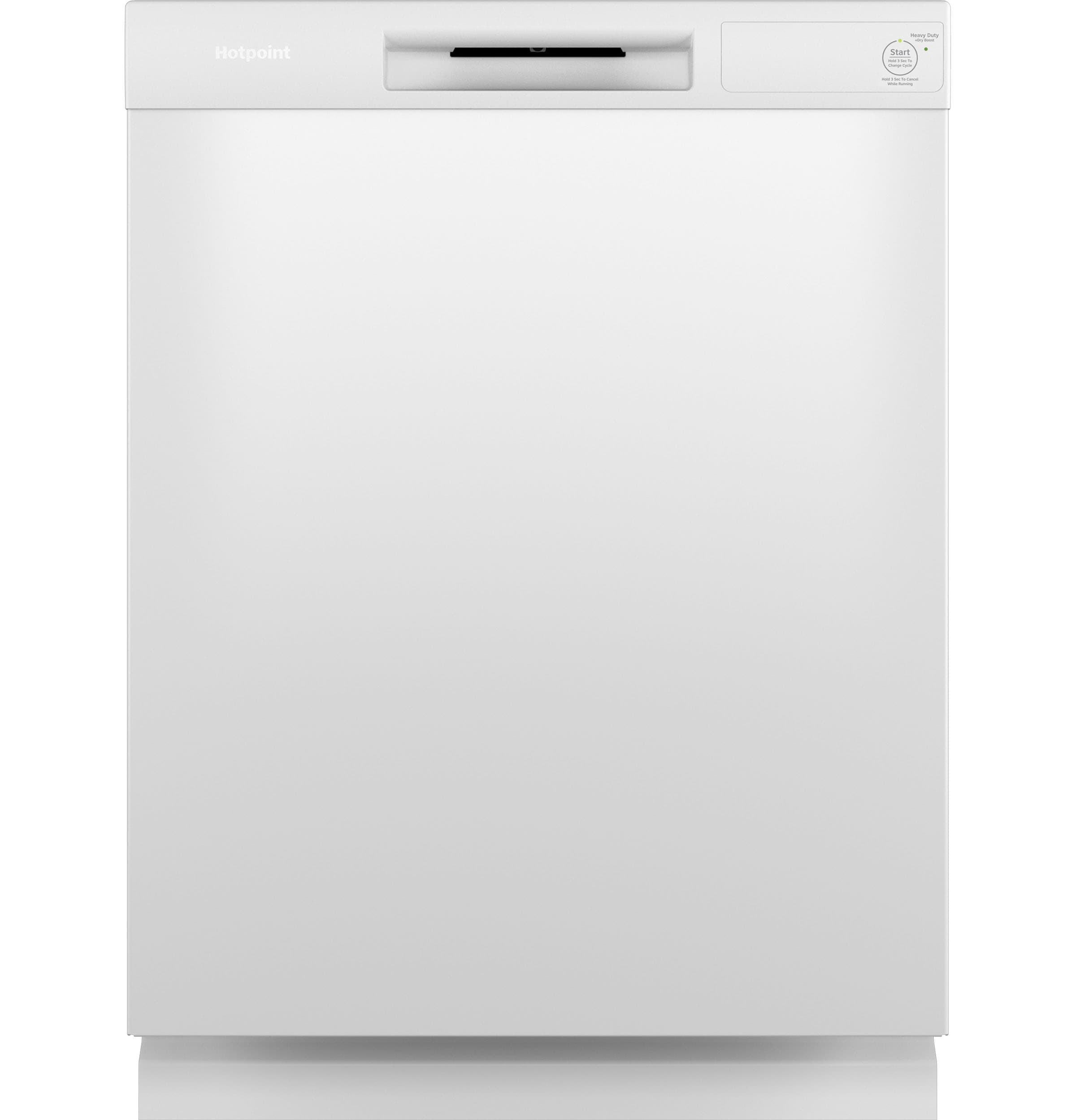 One Button Dishwasher With Plastic Interior
