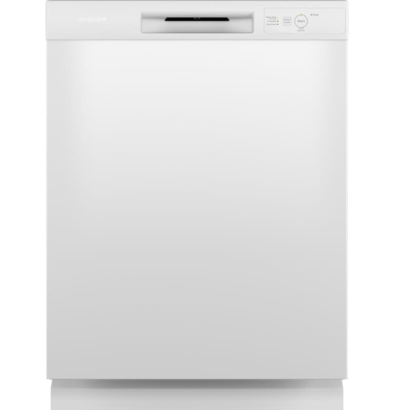 Two Button Dishwasher with Plastic Interior