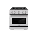 30 in. 4.2 cu. ft. Select Dual Fuel Range with 4 Burner Gas Cooktop and Electric Convection Oven view 2