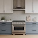 36 in. 5.2 cu. ft. Select Dual Fuel Range with 6 Burner Gas Cooktop and Electric Convection Oven view 10