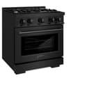 30 in. 4.2 cu. ft. Select Dual Fuel Range with 4 Burner Gas Cooktop and Electric Convection Oven view 3