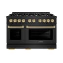 Autograph Edition 48 in. 6.7 cu. ft. Select Double Oven Dual Fuel Range with 8 Burner Gas Cooktop view 2