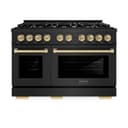 Autograph Edition 48 in. 6.7 cu. ft. Select Double Oven Dual Fuel Range with 8 Burner Gas Cooktop view 3