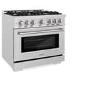 36 in. 5.2 cu. ft. Select Dual Fuel Range with 6 Burner Gas Cooktop and Electric Convection Oven view 6