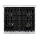 Autograph Edition 30 in. 4.2 cu. ft. Select Dual Fuel Range with 4 Burner Gas Cooktop and Electric Convection Oven view 8