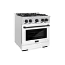 Autograph Edition 30 in. 4.2 cu. ft. Select Dual Fuel Range with 4 Burner Gas Cooktop and Electric Convection Oven view 1