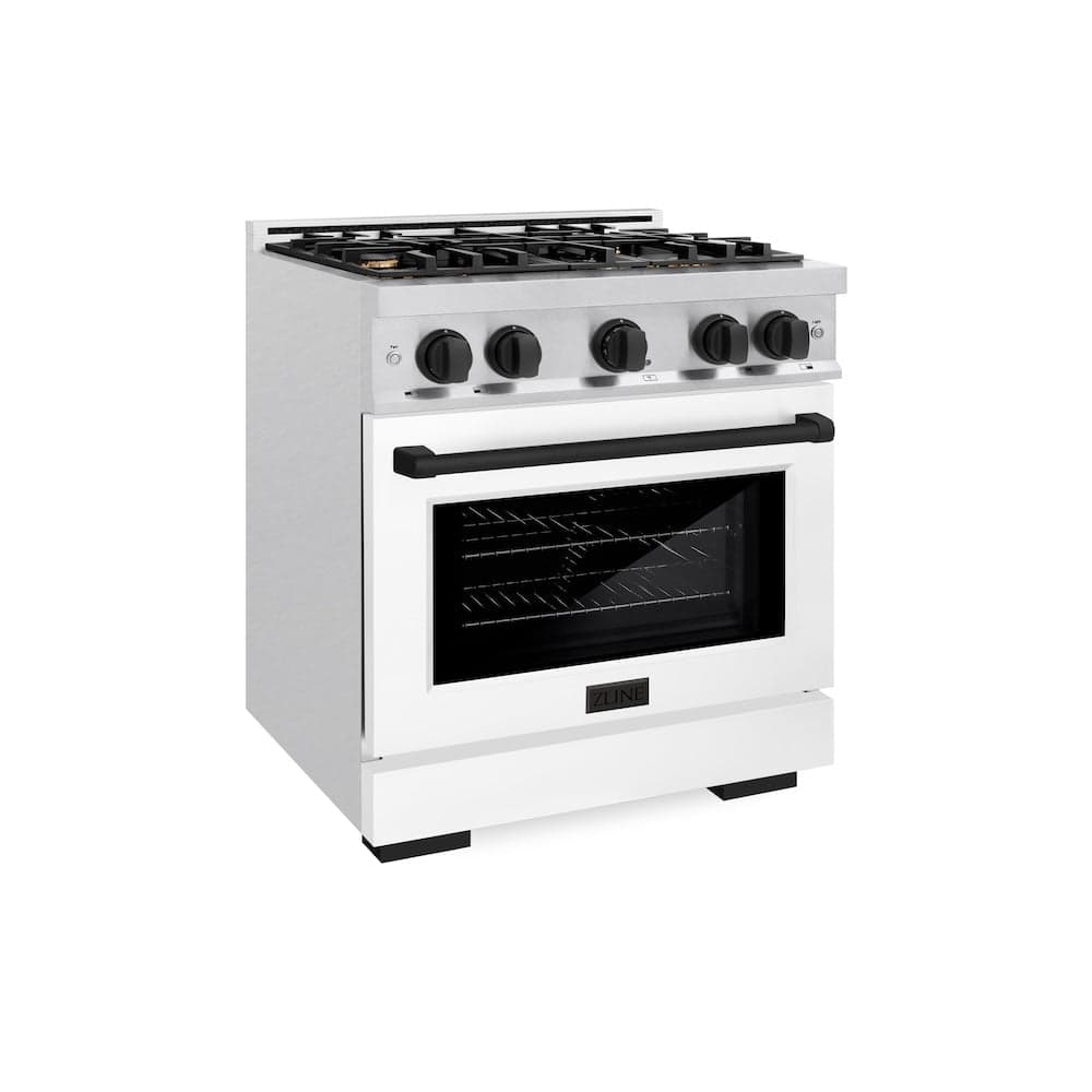 Autograph Edition 30 in. 4.2 cu. ft. Select Dual Fuel Range with 4 Burner Gas Cooktop and Electric Convection Oven