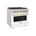 Autograph Edition 36 in. 5.2 cu. ft. Select Dual Fuel Range with 6 Burner Gas Cooktop and Electric Convection Oven view 1