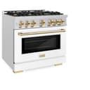 Autograph Edition 36 in. 5.2 cu. ft. Select Dual Fuel Range with 6 Burner Gas Cooktop and Electric Convection Oven view 5
