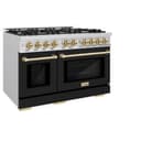 Autograph Edition 48 in. 6.7 cu. ft. Select Double Oven Dual Fuel Range with 8 Burner Gas Cooktop view 3