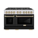 Autograph Edition 48 in. 6.7 cu. ft. Select Double Oven Dual Fuel Range with 8 Burner Gas Cooktop view 4
