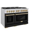 Autograph Edition 48 in. 6.7 cu. ft. Select Double Oven Dual Fuel Range with 8 Burner Gas Cooktop view 3