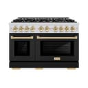 Autograph Edition 48 in. 6.7 cu. ft. Select Double Oven Dual Fuel Range with 8 Burner Gas Cooktop view 4