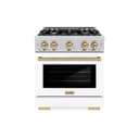 Autograph Edition 30 in. 4.2 cu. ft. Select Dual Fuel Range with 4 Burner Gas Cooktop and Electric Convection Oven view 2