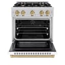Autograph Edition 30 in. 4.2 cu. ft. Select Dual Fuel Range with 4 Burner Gas Cooktop and Electric Convection Oven view 5