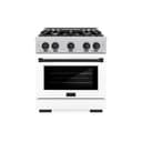 Autograph Edition 30 in. 4.2 cu. ft. Select Dual Fuel Range with 4 Burner Gas Cooktop and Electric Convection Oven view 2