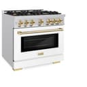 Autograph Edition 36 in. 5.2 cu. ft. Select Dual Fuel Range with 6 Burner Gas Cooktop and Electric Convection Oven view 3