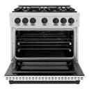 Autograph Edition 36 in. 5.2 cu. ft. Select Dual Fuel Range with 6 Burner Gas Cooktop and Electric Convection Oven view 4