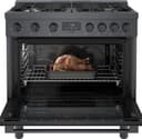 800 Series Dual Fuel Freestanding Range 36'' view 2