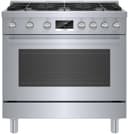 800 Series Dual Fuel Freestanding Range 36'' view 1