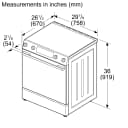 300 Series Electric Slide-in Range 30'' view 19
