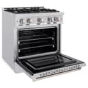 30 in. 4.2 cu. ft. Select Gas Range with 4 Burner Cooktop and Convection Gas Oven view 4