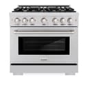 36 in. 5.2 cu. ft. Select Gas Range with 6 Burner Cooktop and Convection Gas Oven view 13