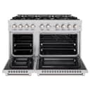 48 in. 6.7 cu. ft. Select Double Oven Gas Range with 8 Burner Cooktop view 5