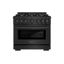 36 in. 5.2 cu. ft. Select Gas Range with 6 Burner Cooktop and Convection Gas Oven view 2