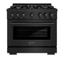 36 in. 5.2 cu. ft. Select Gas Range with 6 Burner Cooktop and Convection Gas Oven view 5