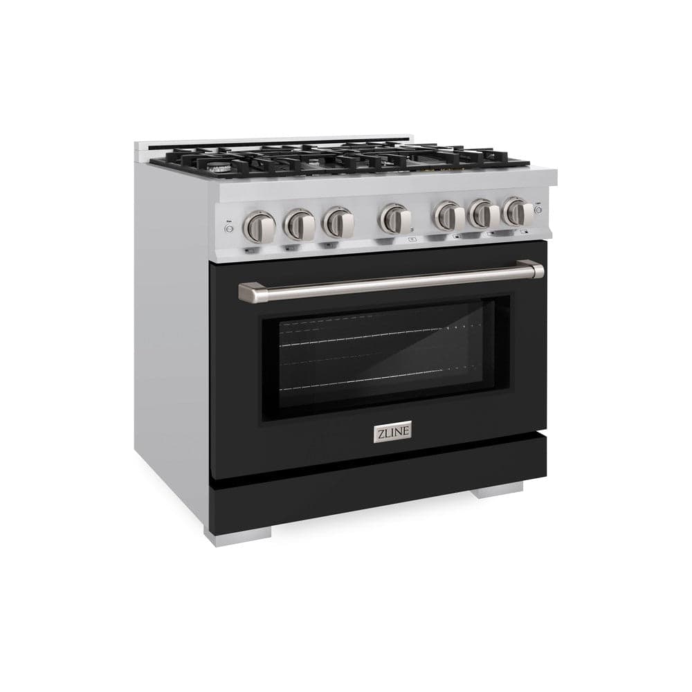 36 in. 5.2 cu. ft. Select Gas Range with 6 Burner Cooktop and Convection Gas Oven