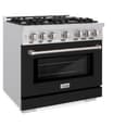 36 in. 5.2 cu. ft. Select Gas Range with 6 Burner Cooktop and Convection Gas Oven view 3