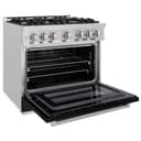 36 in. 5.2 cu. ft. Select Gas Range with 6 Burner Cooktop and Convection Gas Oven view 4