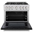 36 in. 5.2 cu. ft. Select Gas Range with 6 Burner Cooktop and Convection Gas Oven view 6