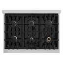 36 in. 5.2 cu. ft. Select Gas Range with 6 Burner Cooktop and Convection Gas Oven view 7