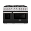48 in. 6.7 cu. ft. Select Double Oven Gas Range with 8 Burner Cooktop view 6