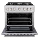 36 in. 5.2 cu. ft. Select Gas Range with Convection Gas Oven view 6