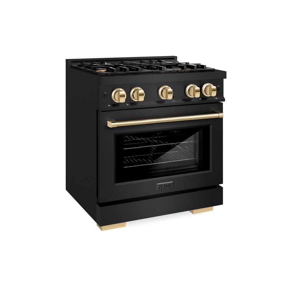 Autograph Edition 30 in. 4.2 cu. ft. Select Gas Range with 4 Burner Cooktop and Convection Gas Oven