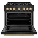 Autograph Edition 36 in. 5.2 cu. ft. Select Gas Range with 6 Burner Cooktop and Convection Gas Oven view 6