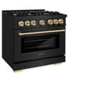Autograph Edition 36 in. 5.2 cu. ft. Select Gas Range with 6 Burner Cooktop and Convection Gas Oven view 4