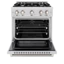 30 in. 4.2 cu. ft. Select Gas Range with 4 Burner Cooktop and Convection Gas Oven view 3