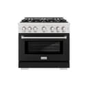 36 in. 5.2 cu. ft. Select Gas Range with 6 Burner Cooktop and Convection Gas Oven view 2