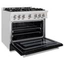 36 in. 5.2 cu. ft. Select Gas Range with 6 Burner Cooktop and Convection Gas Oven view 6
