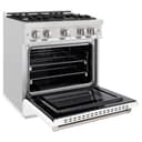 30 in. 4.2 cu. ft. Select Gas Range with 4 Burner Cooktop and Convection Gas Oven view 6