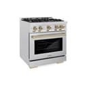 Autograph Edition 30 in. 4.2 cu. ft. Select Gas Range with 4 Burner Cooktop and Convection Gas Oven view 1